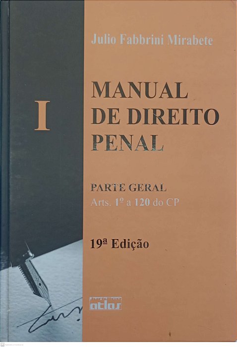 Livro Manual de Direito Penal I Autor Mirabete, Julio Fabbrini (2003) [usado]