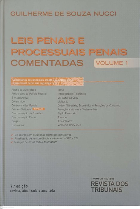 Livro Leis Penais e Processuais Penais Comentadas Vol. 1 Autor Nucci, Guilherme de Souza (2013) [usado]