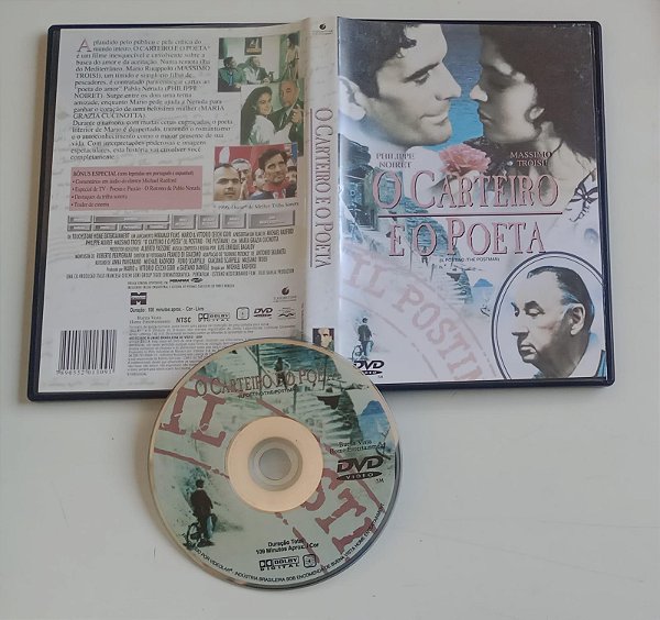 Dvd o Carteiro e o Poeta Editora Michael Radford [seminovo]