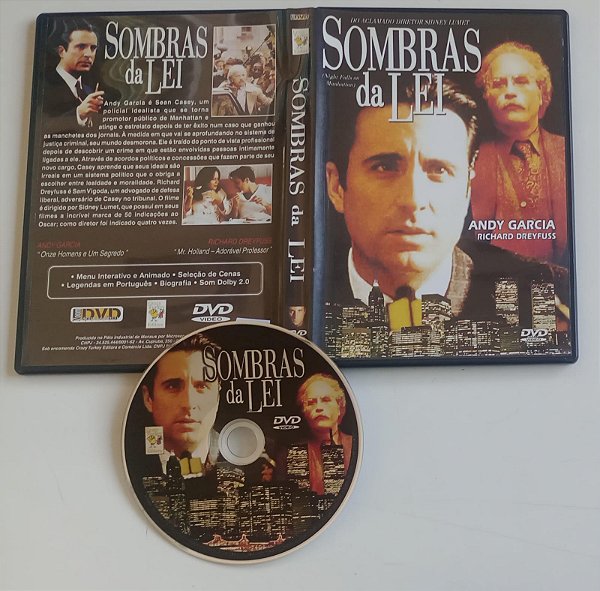 Dvd Sombras da Lei Editora Sidney Lumet [seminovo]