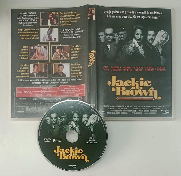 Dvd Jackie Brown Editora Quentin Tarantino [seminovo]