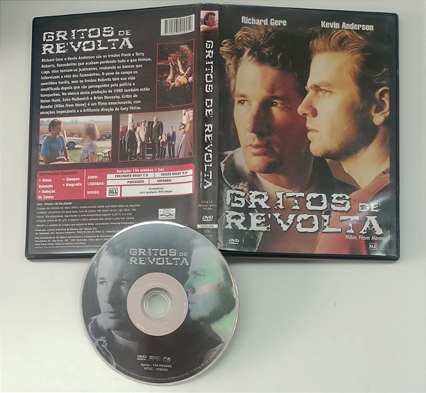 Dvd Gritos de Revolta Editora Gary Sinise [usado]