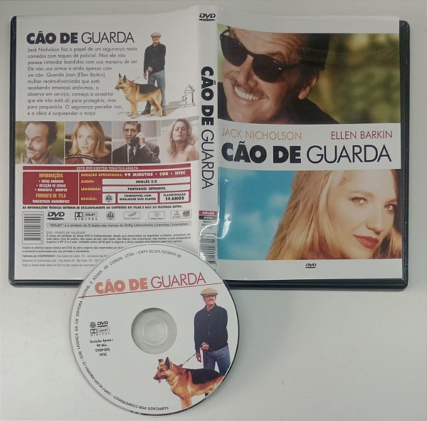 Dvd Cão de Guarda Editora Bob Rafaelson [usado]
