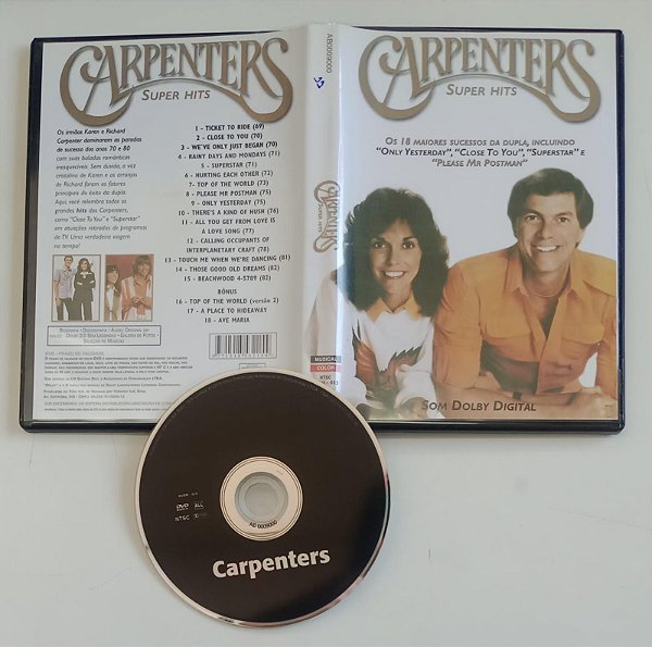 Dvd Carpenters - Super Hits Editora [seminovo]