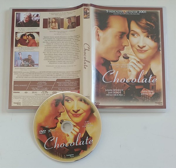 Dvd Chocolate Editora Lasse Hallstrom [seminovo]