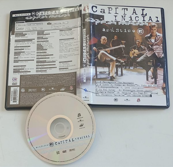 Dvd Capital Inicial - Acústico Mtv Editora [seminovo]
