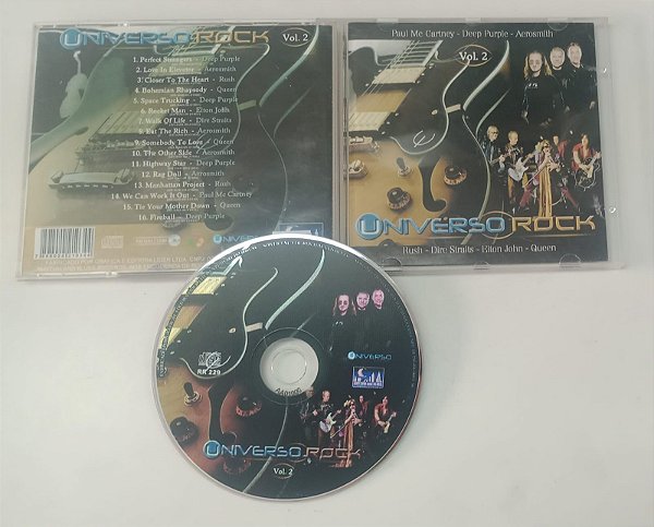 Cd Univero Rock Vol. 2 (coletânea Rock Internacional) Interprete Vários Artistas [usado]