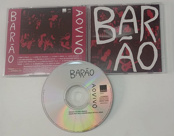 Cd ao Vivo - Barão Vermelho Interprete Barão Vermelho (1997) [usado]