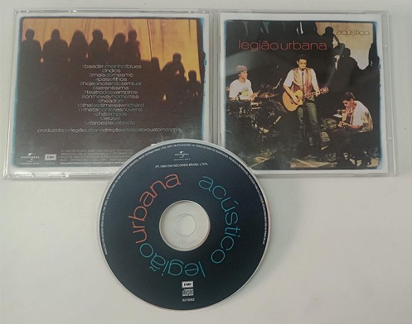 Cd Acústico - Legião Urbana Interprete Legião Urbana (1999) [seminovo]