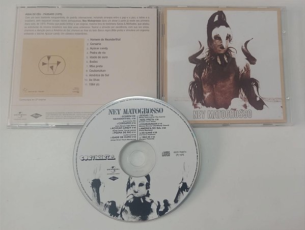 Cd Água do Céu / Pássaro - Ney Matogrosso Interprete Ney Matogrosso [seminovo]