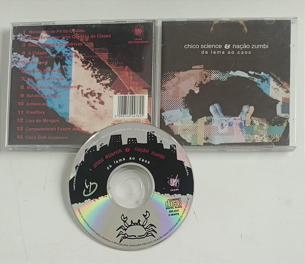 Cd da Lama ao Caos - Chico Science & Nação Zumbi Interprete Chico Science & Nação Zumbi [usado]