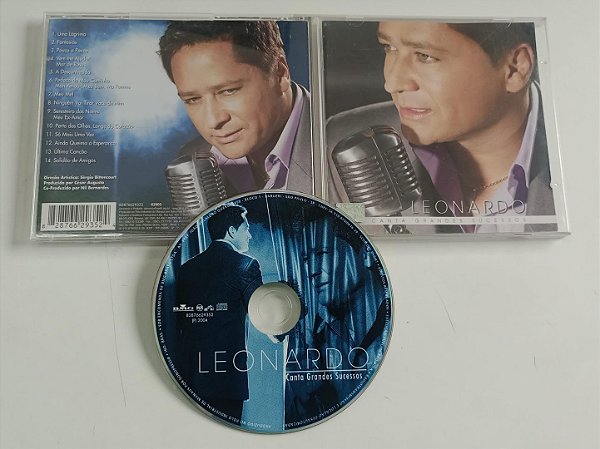 Cd Leonardo Canta Grandes Sucessos Interprete Leonardo (2004) [usado]