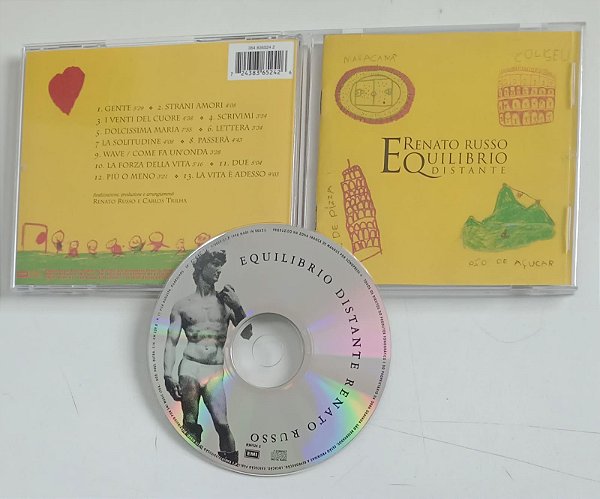 Cd Equilibrio Distante - Renato Russo Interprete Renato Russo (1999) [usado]