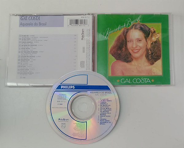 Cd Aquarela do Brasil - Gal Costa Interprete Gal Costa (1988) [usado]