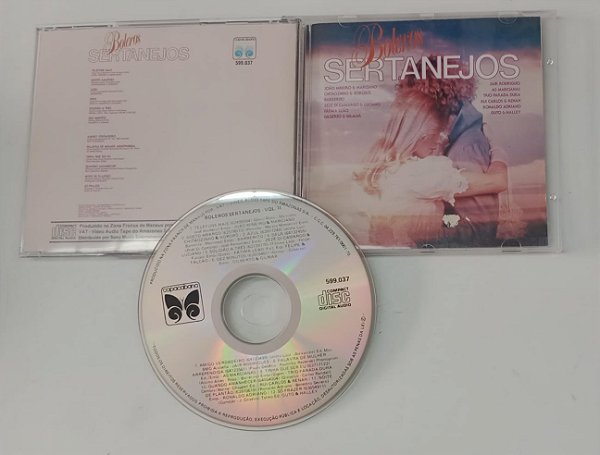 Cd Boleros Sertanejos Vol. 2 Interprete Vários Artistas [usado]