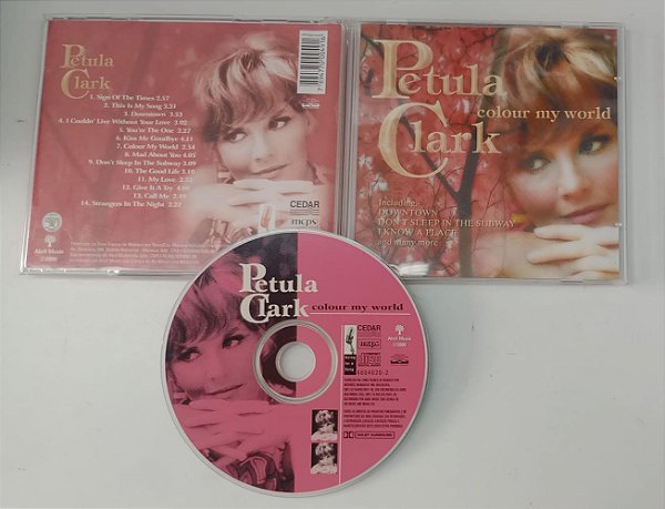 Cd Colour My World - Petula Clark Interprete Petula Clark (2000) [seminovo]