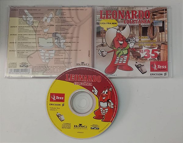 Cd Coleção Tess Vol. 1 - Coletânea Leonardo Interprete Leonardo [usado]