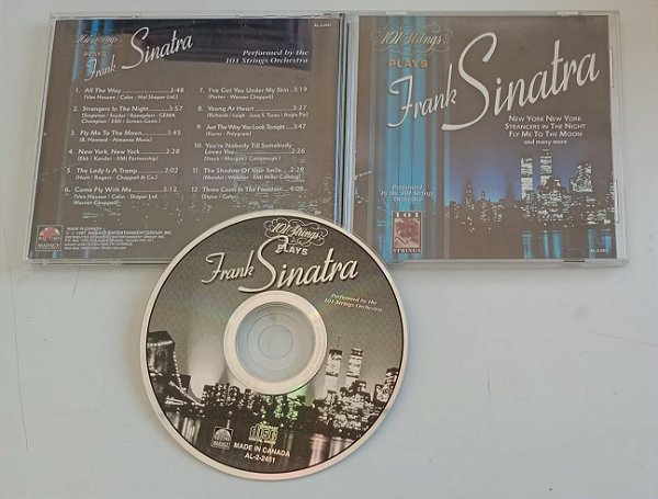 Cd 101 Strings Plays Frank Sinatra Interprete Orquestra 101 Strings (1997) [usado]