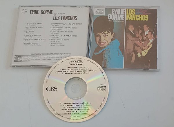 Cd Eydie Gorme Canta En Español Con Los Panchos Interprete Eydie Gorme, Los Panchos (1980) [usado]