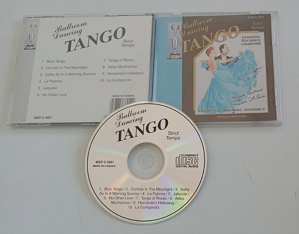 Cd Ballroom Dancing Tango Interprete Francisco Montaro Ensemble [seminovo]