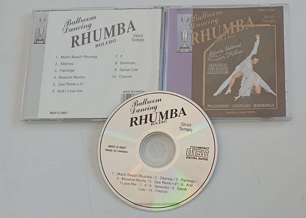 Cd Ballroom Dancing Rhumba-bolero Interprete Francisco Montaro Ensemble [seminovo]