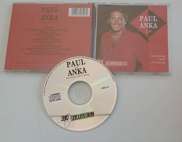Cd Something Good Is Coming - Paul Anka Live Interprete Paul Anka (1991) [usado]