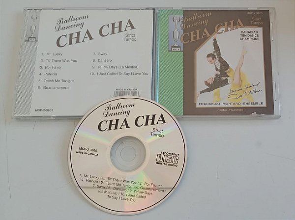 Cd Ballroom Dancing Cha Cha Interprete Francisco Montaro Ensemble [seminovo]