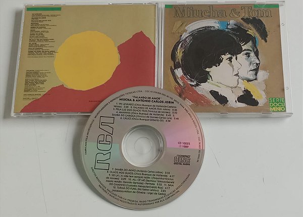 Cd Falando de Amor - Miucha e Tom Interprete Miucha e Tom (1989) [usado]
