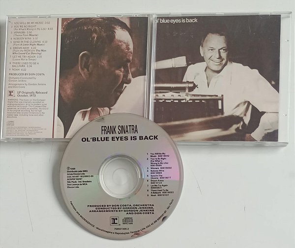 Cd Ol'' Blue Eye Is Back - Frank Sinatra Interprete Frank Sinatra (1989) [usado]
