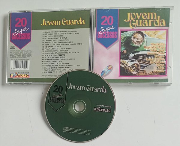 Cd Jovem Guarda - 20 Super Sucessos Interprete Vários Artistas [usado]