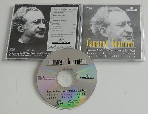 Cd Camargo Guarnieri Interprete Orquestra Sinfônica da Universidade de São Paulo [seminovo]
