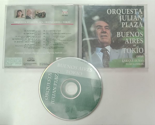 Cd Orquesta Julian Plaza - Buenos Aires = Tokio Interprete Orquestra Julian Plaza (1996) [usado]