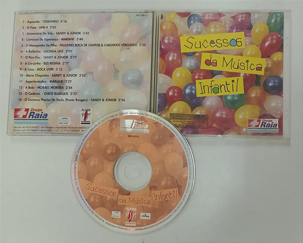 Cd Sucessos da Música Infantil Interprete Vários Artistas [usado]