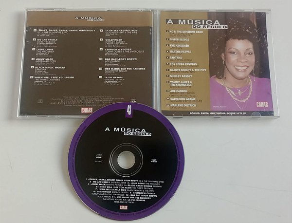 Cd a Música do Século 43 - Coleção Interprete Vários Artistas [usado]