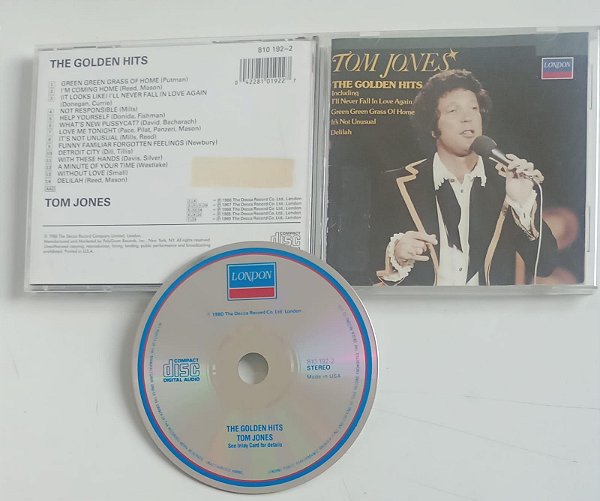 Cd The Golden Hits - Tom Jones Interprete Tom Jones (1986) [usado]