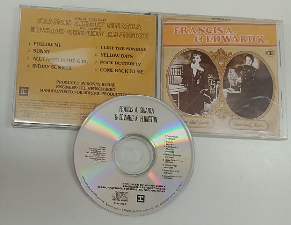 Cd Francis A. & Edward K. Interprete Frank Sintra, Edward K. Ellington (1990) [usado]
