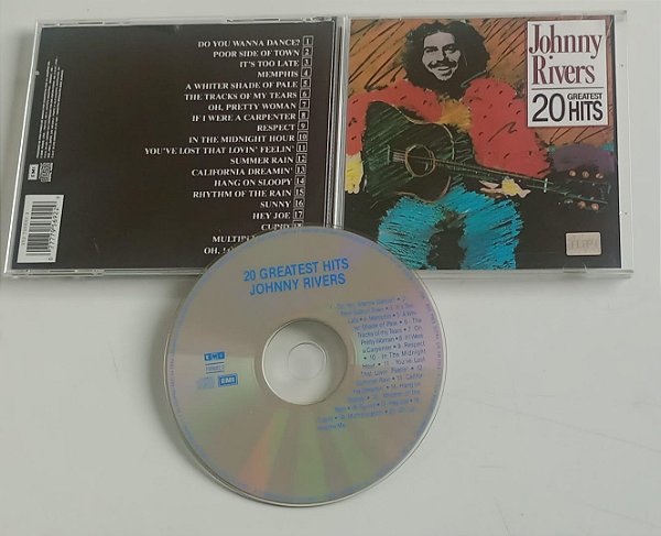Cd 20 Greatest Hits - Johnny Rivers Interprete Johnny Rivers (1994) [usado]