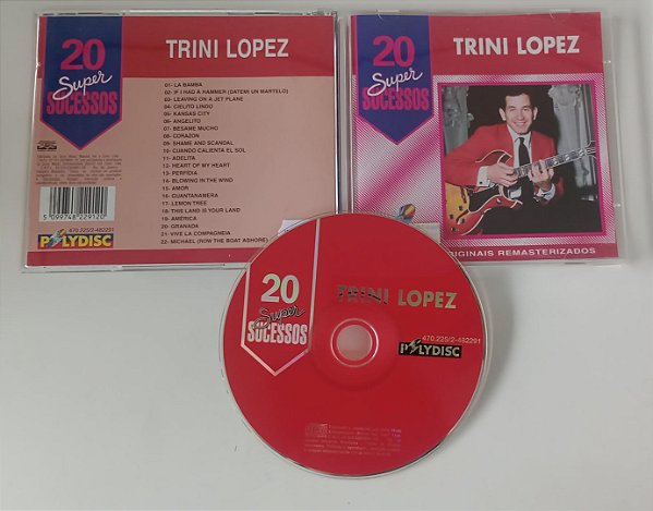 Cd 20 Super Sucessos - Trini Lopez Interprete Trini Lopez [usado]