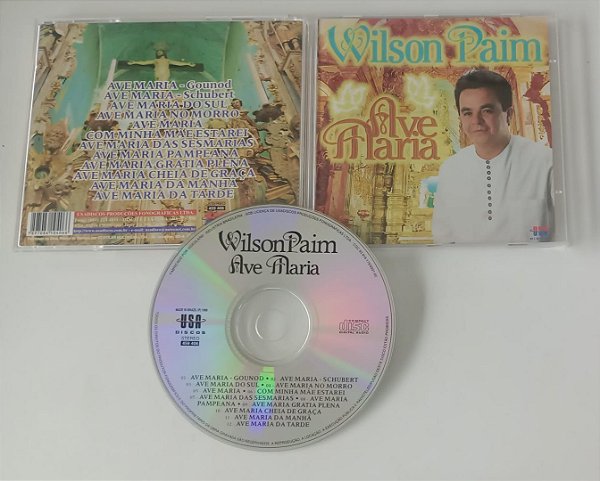 Cd Ave Maria - Wilson Paim Interprete Wilson Paim (1998) [usado]