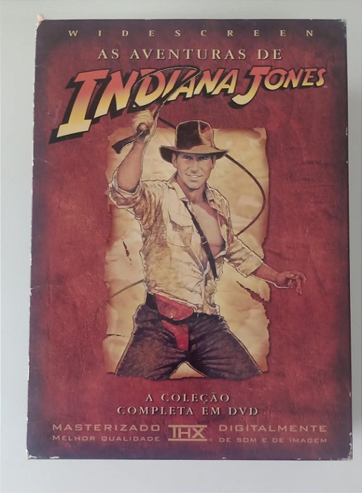Dvd Indiana Jones - Box Trilogia [4 Dvds] Editora Steven Spielberg [usado]