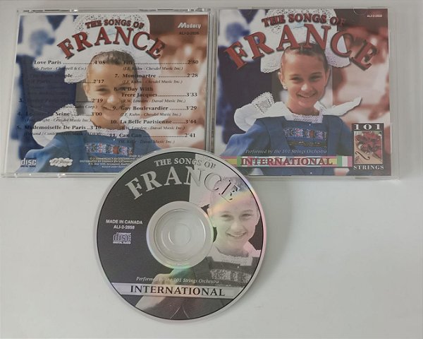 Cd The Song Of France - 101 Strings Interprete 101 Strings Orchestra (1996) [usado]