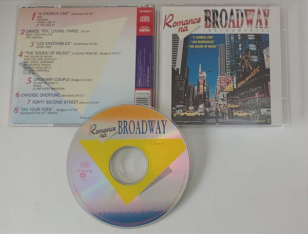 Cd Romance na Broadway Instrumental Vol. 2 Interprete Vários Artistas (1997) [usado]