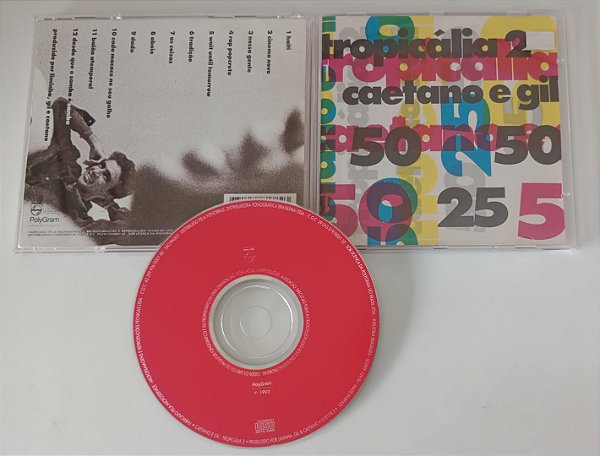 Cd Tropicália 2 - Caetano e Gil Interprete Caetano Veloso, Gilberto Gil (1993) [usado]
