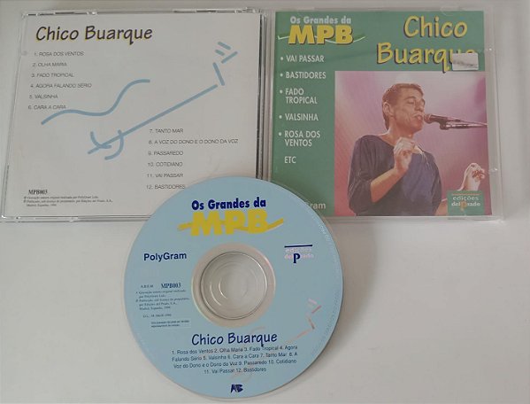 Cd Coleção os Grandes da Mpb - Chico Buarque Interprete Chico Buarque (1996) [usado]