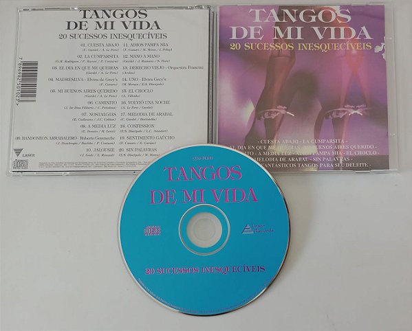 Cd Tagos de Mi Vida - 20 Sucessos Inesquecíveis Interprete Vários Artistas [usado]