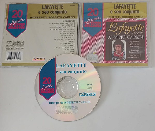 Cd Lafayette e seu Conjunto Interpreta Roberto Carlos Interprete Lafayette [usado]