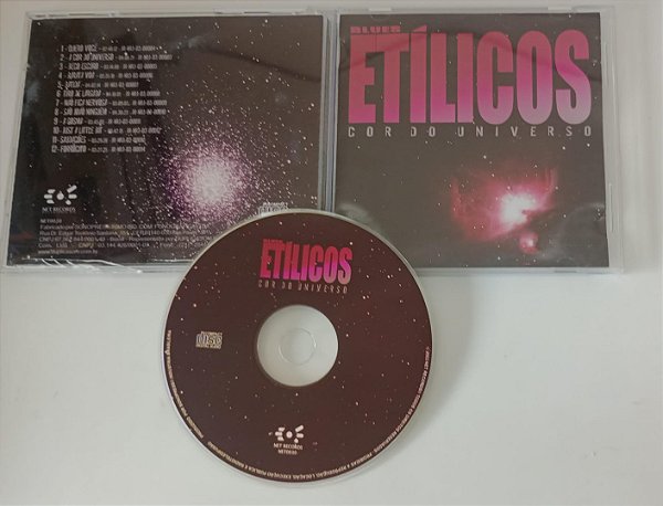 Cd Cor do Universo - Blues Etílicos Interprete Blues Etílicos [usado]