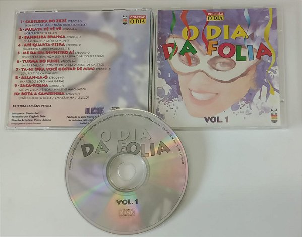 Cd o Dia da Folia 1 - Coleção o Dia Interprete Banda Gol [usado]