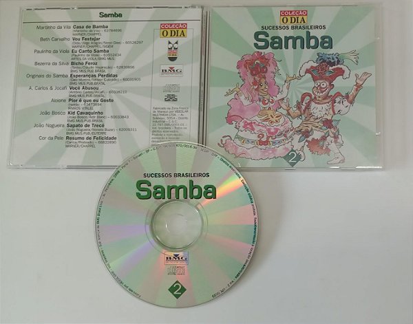 Cd Samba 2 / Sucessos Brasileiros - Coleção o Dia Interprete Vários Artistas [usado]
