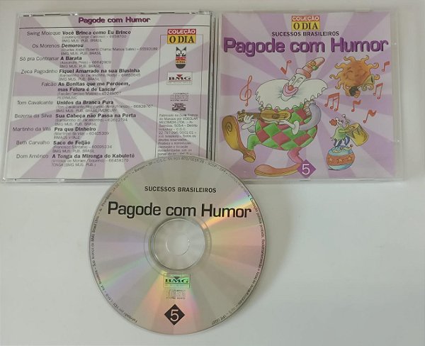Cd Pagode com Humor 5 - Coleção o Dia Interprete Vários Artistas [usado]